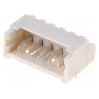Socket | wire-board | male | PicoBlade | 1.25mm | PIN: 5 | THT | 1A | tinned