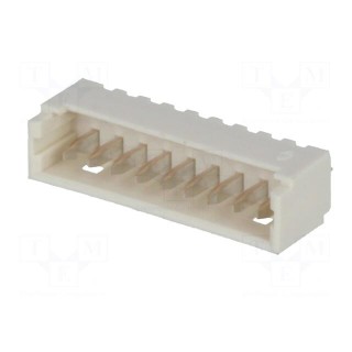 Socket | wire-board | male | PicoBlade™ | 1.25mm | PIN: 9 | THT | 1A | tinned