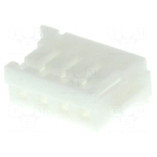 Plug | wire-board | female | 1.5mm | PIN: 4 | w/o contacts | for cable