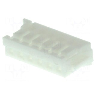 Plug | wire-board | female | 1.5mm | PIN: 6 | w/o contacts | for cable