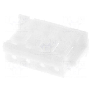 Plug | wire-board | female | ZH | 1.5mm | PIN: 4 | w/o contacts | for cable