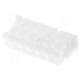 Plug | wire-board | female | ZH | 1.5mm | PIN: 6 | w/o contacts | for cable