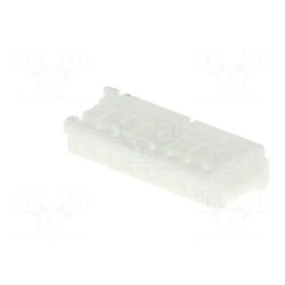 Plug | wire-board | female | ZH | 1.5mm | PIN: 8 | w/o contacts | for cable