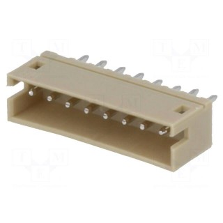 Socket | wire-board | male | 1.5mm | PIN: 8 | THT | 100V | 1A | tinned | 20mΩ
