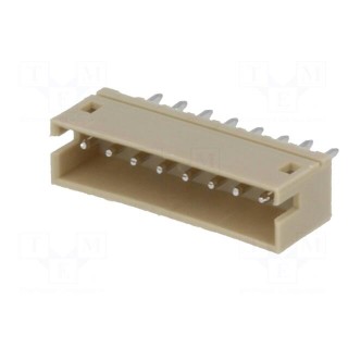 Socket | wire-board | male | 1.5mm | PIN: 8 | THT | 100V | 1A | tinned | 20mΩ