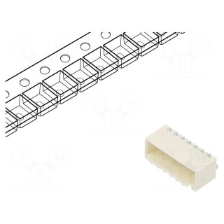 Socket | wire-board | male | Pico-SPOX | 1.5mm | PIN: 7 | SMT | on PCBs