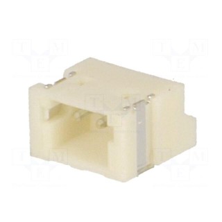 Socket | wire-board | male | ZH | 1.5mm | PIN: 2 | SMT | 50V | 1A | -25÷85°C