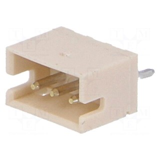 Socket | wire-board | male | ZH | 1.5mm | PIN: 3 | THT | 50V | 1A | -25÷85°C
