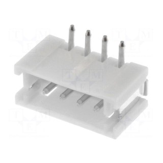 Socket | wire-board | male | ZH | 1.5mm | PIN: 4 | SMT | 50V | 1A | -25÷85°C