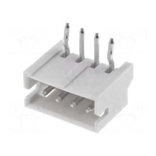Socket | wire-board | male | ZH | 1.5mm | PIN: 4 | THT | 50V | 1A | -25÷85°C