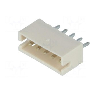 Socket | wire-board | male | ZH | 1.5mm | PIN: 5 | THT | 50V | 1A | -25÷85°C