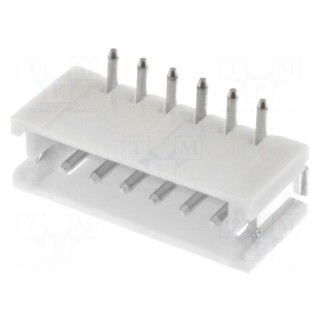 Socket | wire-board | male | ZH | 1.5mm | PIN: 6 | SMT | 50V | 1A | -25÷85°C