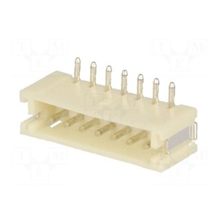 Socket | wire-board | male | ZH | 1.5mm | PIN: 7 | SMT | 50V | 1A | -25÷85°C