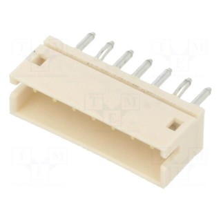 Socket | wire-board | male | ZH | 1.5mm | PIN: 7 | THT | 50V | 1A | -25÷85°C
