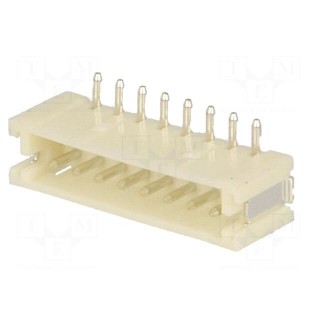 Socket | wire-board | male | ZH | 1.5mm | PIN: 8 | SMT | 50V | 1A | -25÷85°C