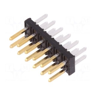 Pin header | wire-board | male | Minitek | 2mm | PIN: 12 | THT | on PCBs | 2A
