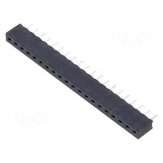 Socket | pin strips | female | 2mm | PIN: 20 | THT | on PCBs | 2A | tinned