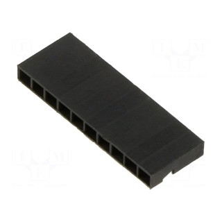 Plug | pin strips | female | 2mm | PIN: 10 | crimped | for cable | 1A | bulk