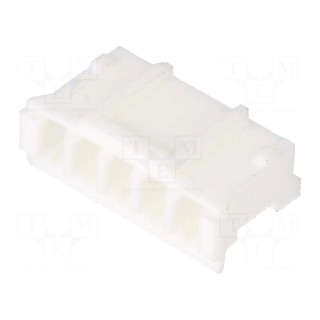 Plug | wire-board | female | 140 | 2mm | PIN: 5 | w/o contacts | for cable