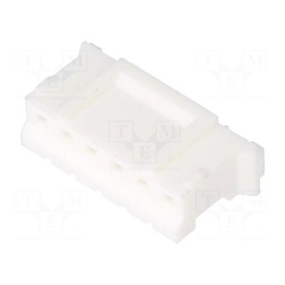 Plug | wire-board | female | 140 | 2mm | PIN: 6 | w/o contacts | for cable