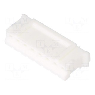 Plug | wire-board | female | 140 | 2mm | PIN: 8 | w/o contacts | for cable