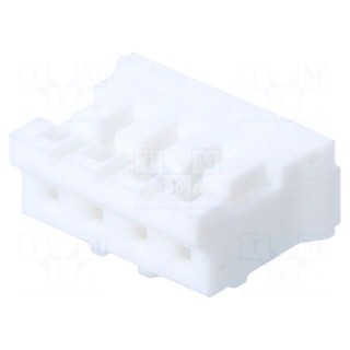Plug | wire-board | female | 2mm | PIN: 4 | w/o contacts | for cable | 100V