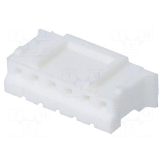 Plug | wire-board | female | 2mm | PIN: 6 | w/o contacts | for cable | 100V