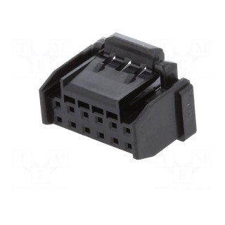 Plug | wire-board | female | DF51K | 2mm | PIN: 12 | w/o contacts