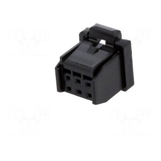 Plug | wire-board | female | DF51K | 2mm | PIN: 6 | w/o contacts | straight