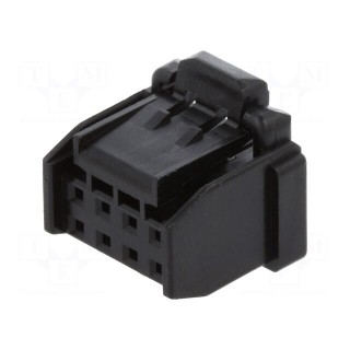 Plug | wire-board | female | DF51K | 2mm | PIN: 8 | w/o contacts | straight