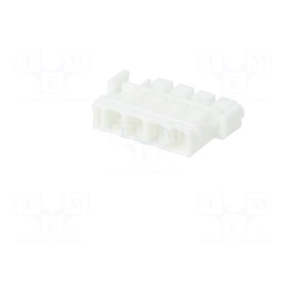 Plug | wire-board | female | DF59 | 2mm | PIN: 4 | w/o contacts | for cable