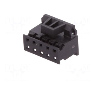 Plug | wire-board | female | Minitek | 2mm | PIN: 10 | w/o contacts