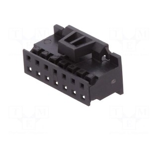 Plug | wire-board | female | Minitek | 2mm | PIN: 14 | w/o contacts