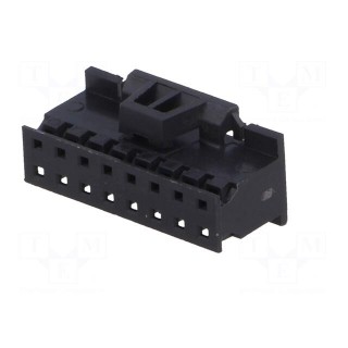 Plug | wire-board | female | Minitek | 2mm | PIN: 16 | w/o contacts
