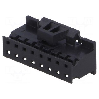 Plug | wire-board | female | Minitek | 2mm | PIN: 16 | w/o contacts