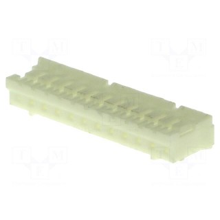Plug | wire-board | female | NXG | 2mm | PIN: 12 | w/o contacts | for cable