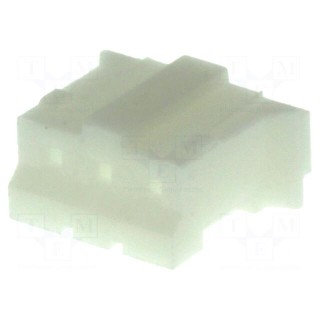 Plug | wire-board | female | NXG | 2mm | PIN: 3 | w/o contacts | for cable