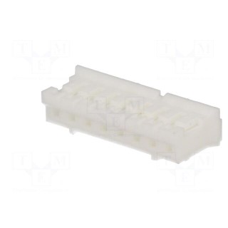 Plug | wire-board | female | NXG | 2mm | PIN: 8 | w/o contacts | for cable
