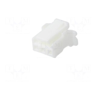 Plug | wire-board | female | PA | 2mm | PIN: 3 | w/o contacts | for cable