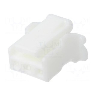 Plug | wire-board | female | PA | 2mm | PIN: 3 | w/o contacts | for cable