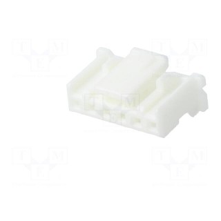 Plug | wire-board | female | PA | 2mm | PIN: 6 | w/o contacts | for cable