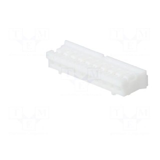 Plug | wire-board | female | PH | 2mm | PIN: 10 | w/o contacts | for cable