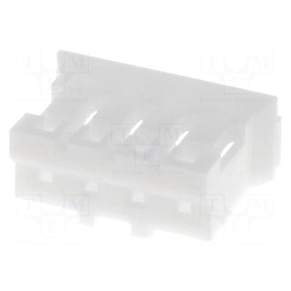 Plug | wire-board | female | PH | 2mm | PIN: 4 | w/o contacts | for cable