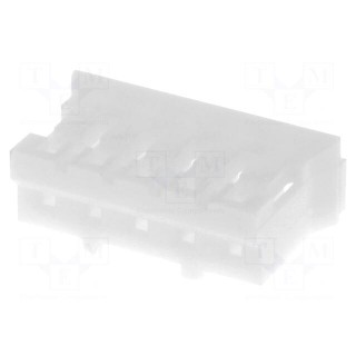 Plug | wire-board | female | PH | 2mm | PIN: 5 | w/o contacts | for cable