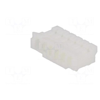 Plug | wire-board | female | PH | 2mm | PIN: 6 | w/o contacts | for cable