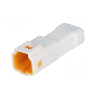 Connector: wire-wire | JWPF | male | plug | PIN: 3 | Type: w/o contacts
