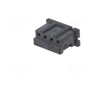 Plug | wire-wire/PCB | female | DF3 | 2mm | PIN: 4 | w/o contacts