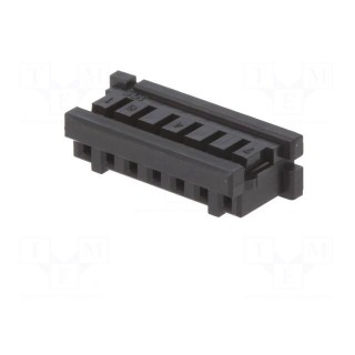 Plug | wire-wire/PCB | female | DF3 | 2mm | PIN: 7 | w/o contacts