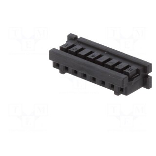 Plug | wire-wire/PCB | female | DF3 | 2mm | PIN: 8 | w/o contacts