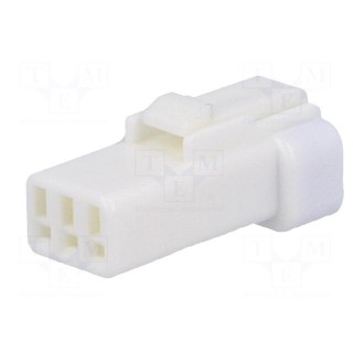 Plug | wire-wire/PCB | female | JWPF | 2mm | PIN: 3 | w/o contacts | 100V